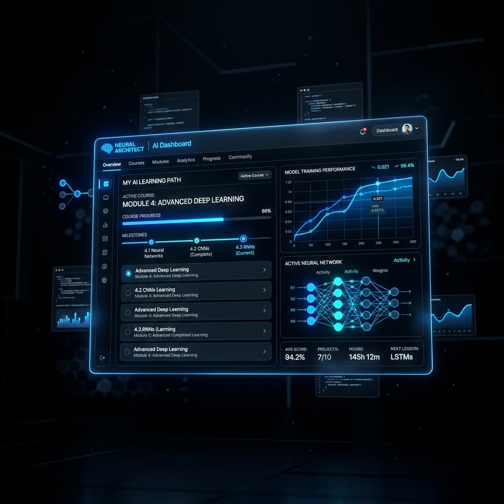 AI Dashboard Mockup